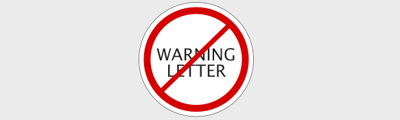 training record management - warning letter