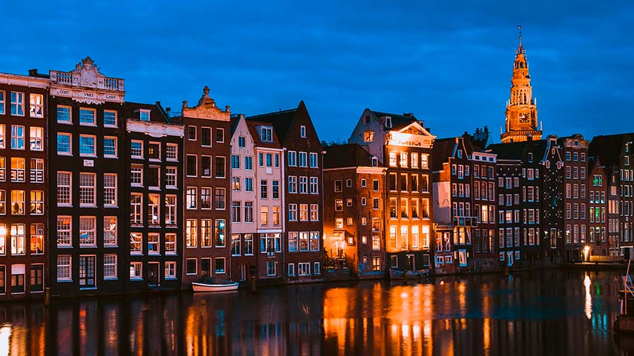 Image-Amsterdam at night