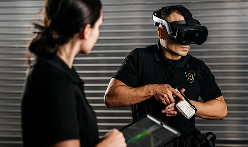 Photo-Axon training exercise using RV