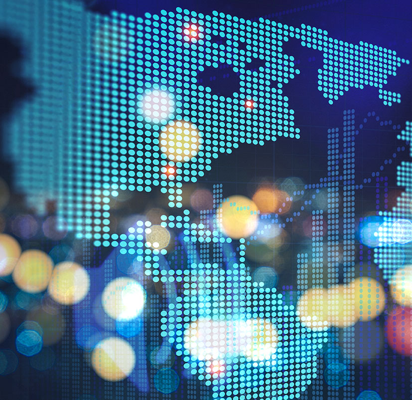 World Map Supply Chain