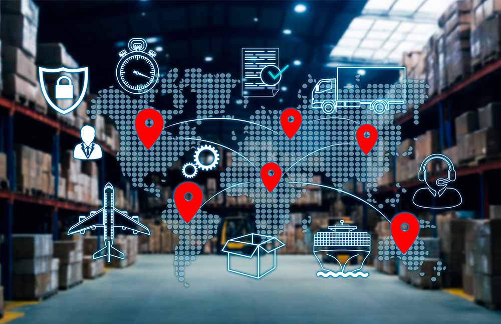 Supply chain illustration