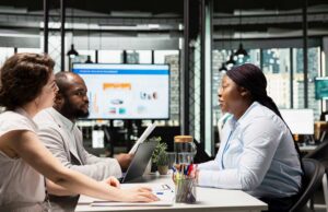 Image-Product team meeting with customer