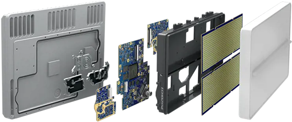 Image-Exploded view of an Echoguard radar