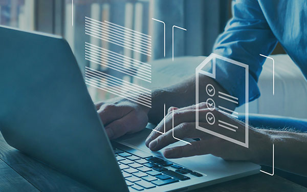 Image-Concept of compliance rules and law regulation policy on virtual screen