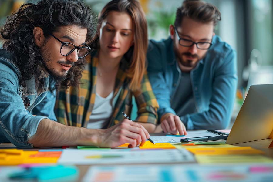 Image-Agile Product Development, group collaborating