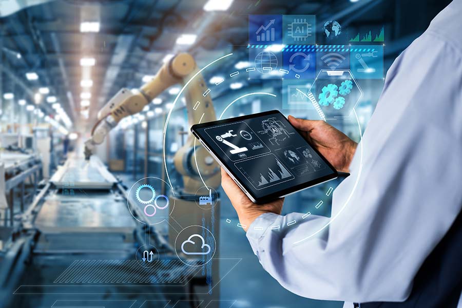 Image-Strategic Sourcing, using a tablet for sourcing in manufacturing