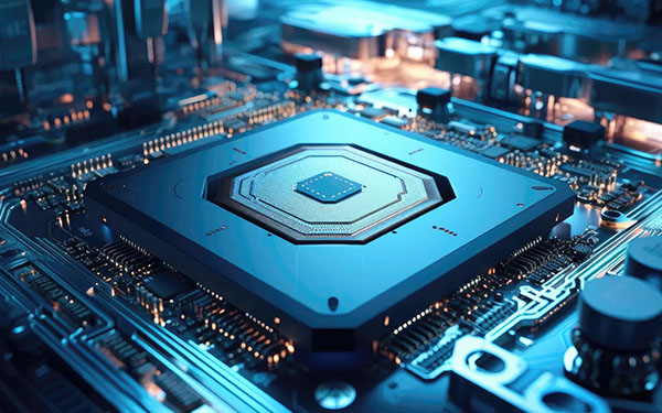 Image-Futuristic microchip