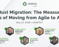 Event Graphic-Not Just a Migration: The Measurable Gains of Moving from Agile to Arena