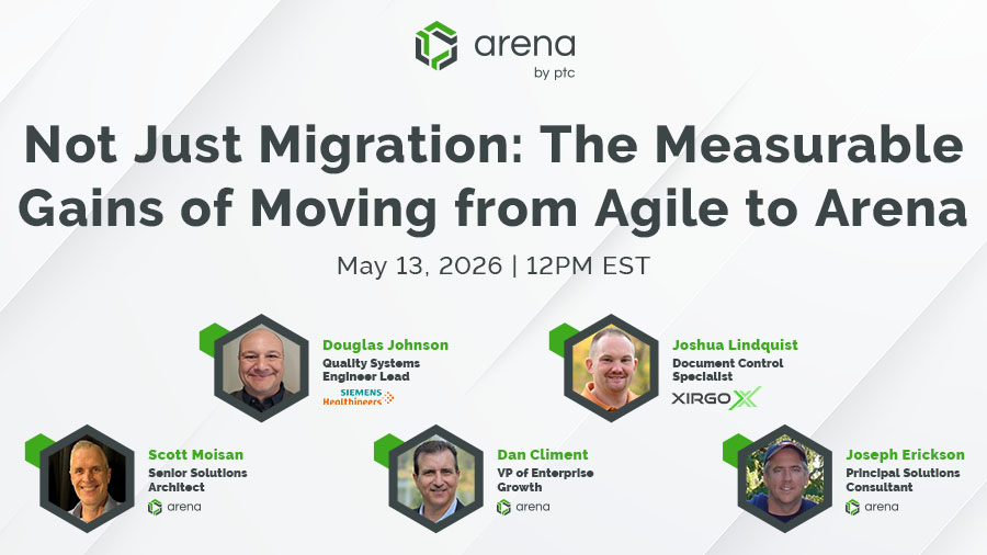 Event Graphic-Not Just a Migration: The Measurable Gains of Moving from Agile to Arena