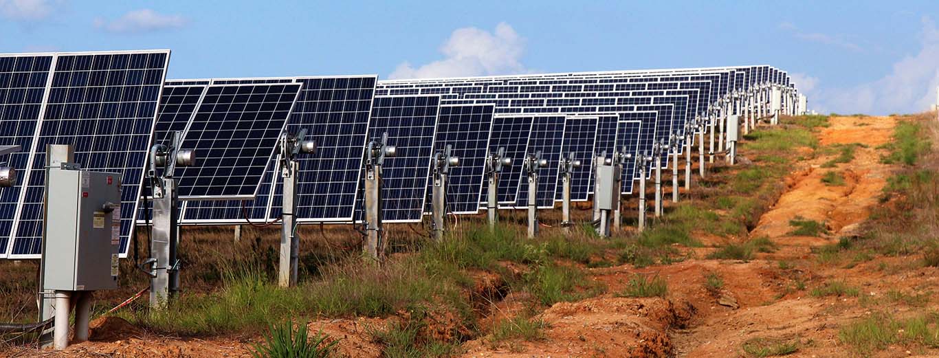 Image-Rows of solar panels with NextPower technology