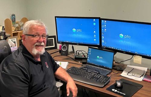 Scott Segrin at Desk