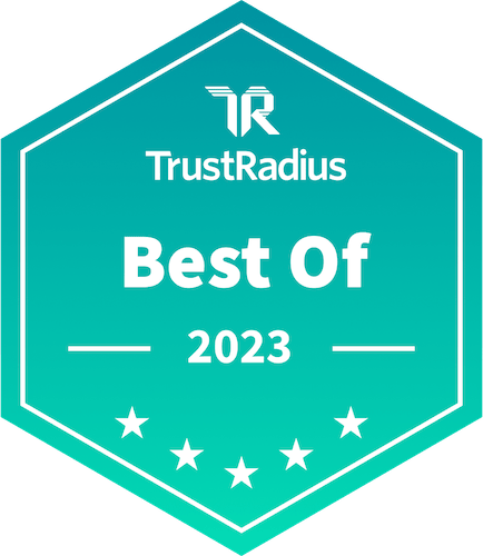 Badge- TrustRadius Top Rated 2023