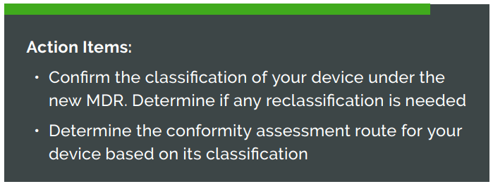 Determine if any reclassification is needed