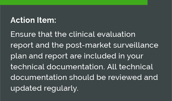Post-market surveillance plan and report