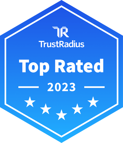 Badge – TrustRadius Bestnote 2023